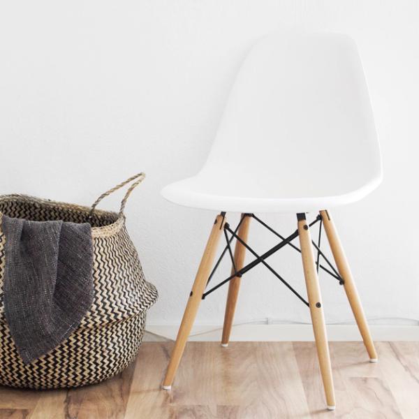 White & Wood Chair
